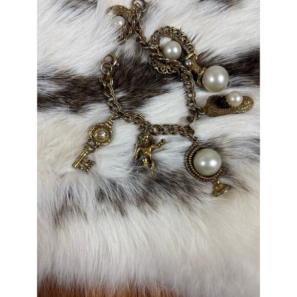 B7 Circo Victorian Style Charm Bracelet Vintage Rare Statement Collector Royal - Picture 9 of 12